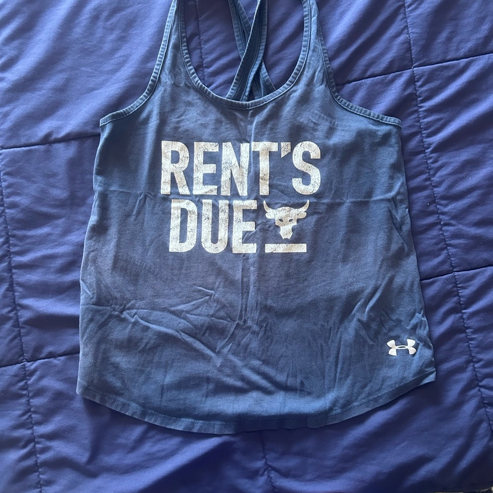 Under Armour Navy Blue Athletic Tank